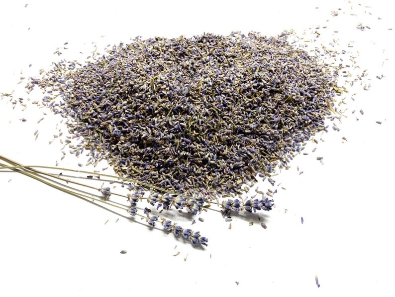20 Cups Dried English Lavender Buds, Calming Fragrance, Wedding Favors image 1