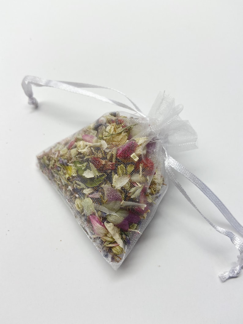 Confetti Bags Dried Flowers Bags Flower Confetti Sachets Etsy