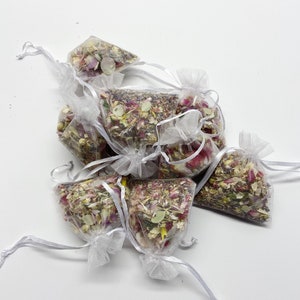 Confetti Bags, Dried Flowers Bags, Flower Confetti, Sachets, Dried Flowers, Preserved Flowers, Wedding Favor, Party Favor
