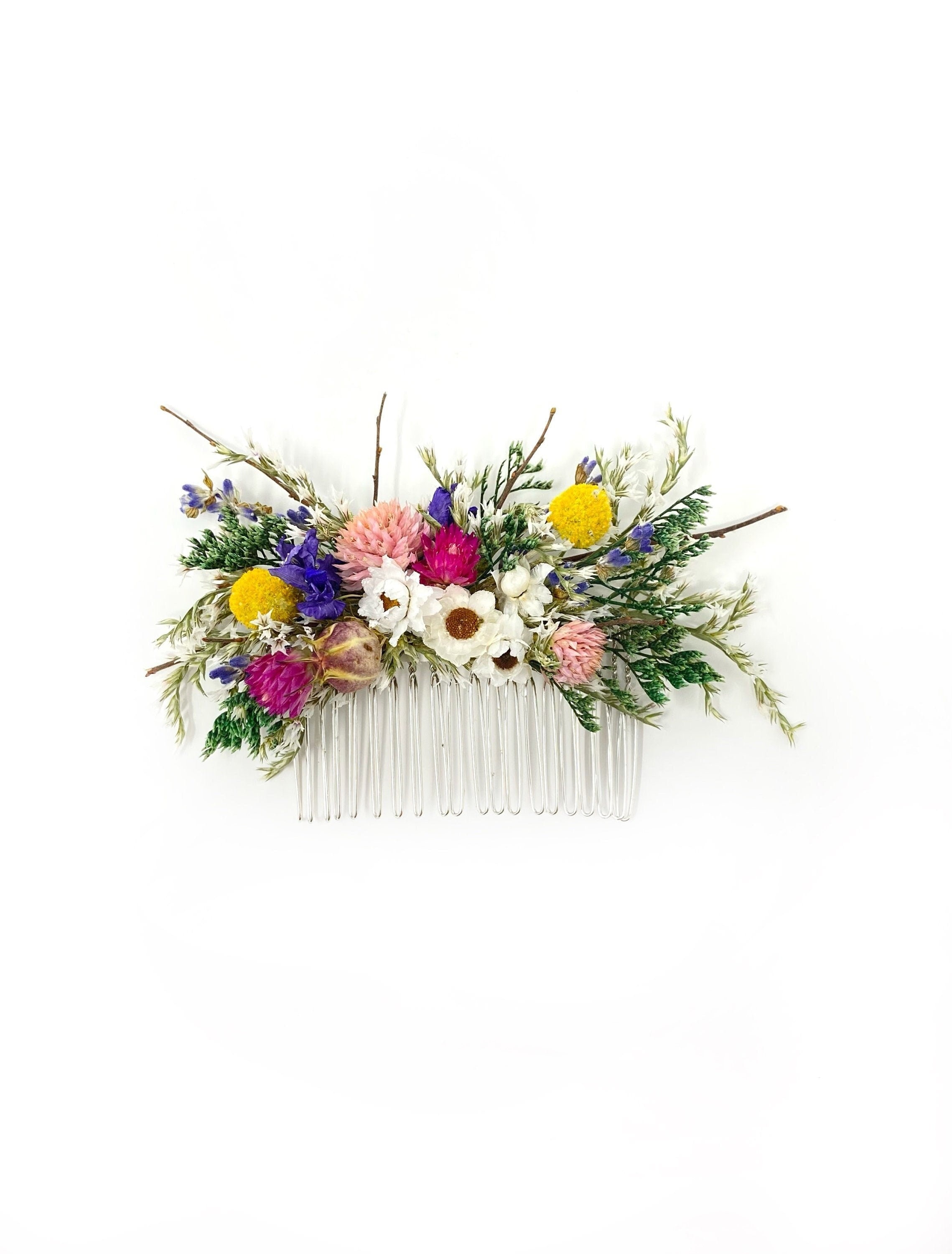 Green flower 2024 hair piece