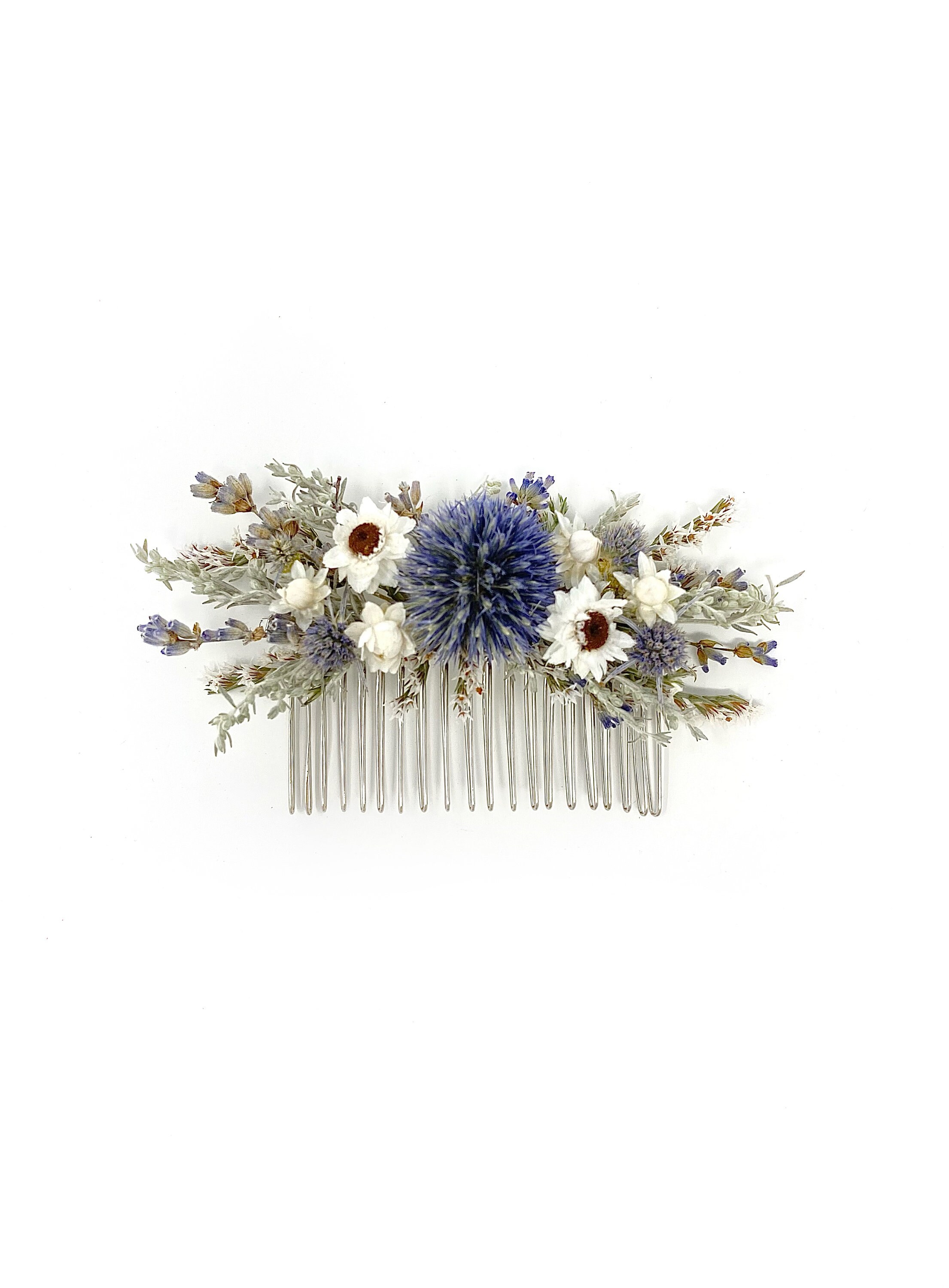 Hair Comb Hair Pins Dried Flowers Preserved Floral Comb Etsy