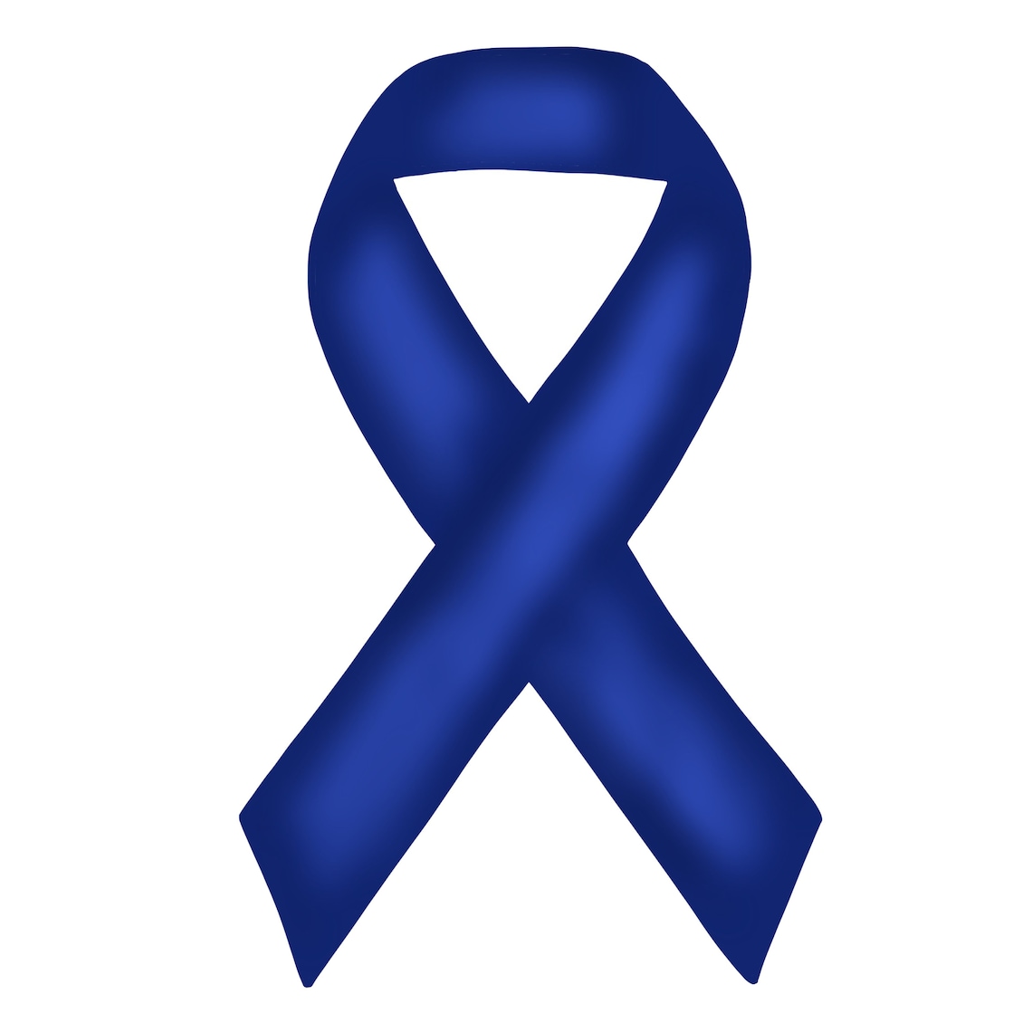 Dark Blue Ribbon | Digital Download | Sublimation Design | Hand Drawn ...
