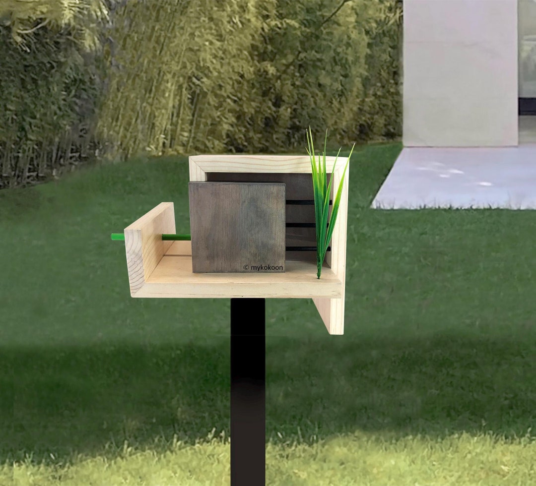 Modular Bird Boxes Minimalistic Bird Box, West Coast Modern, Designer Home for Birds - Etsy