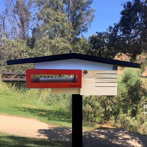 Modern Birdhouse, Mid Century Fifties Desert Ranch