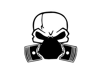 Gas Mask Decal Etsy - 
