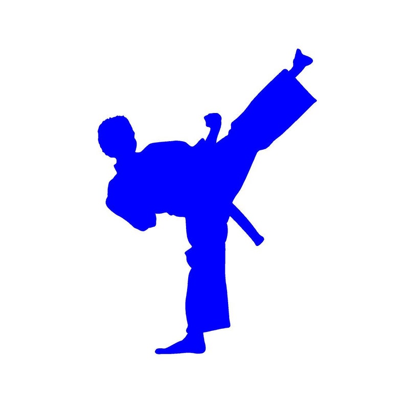 Martial Arts Peel Off stickers for card-making and crafts