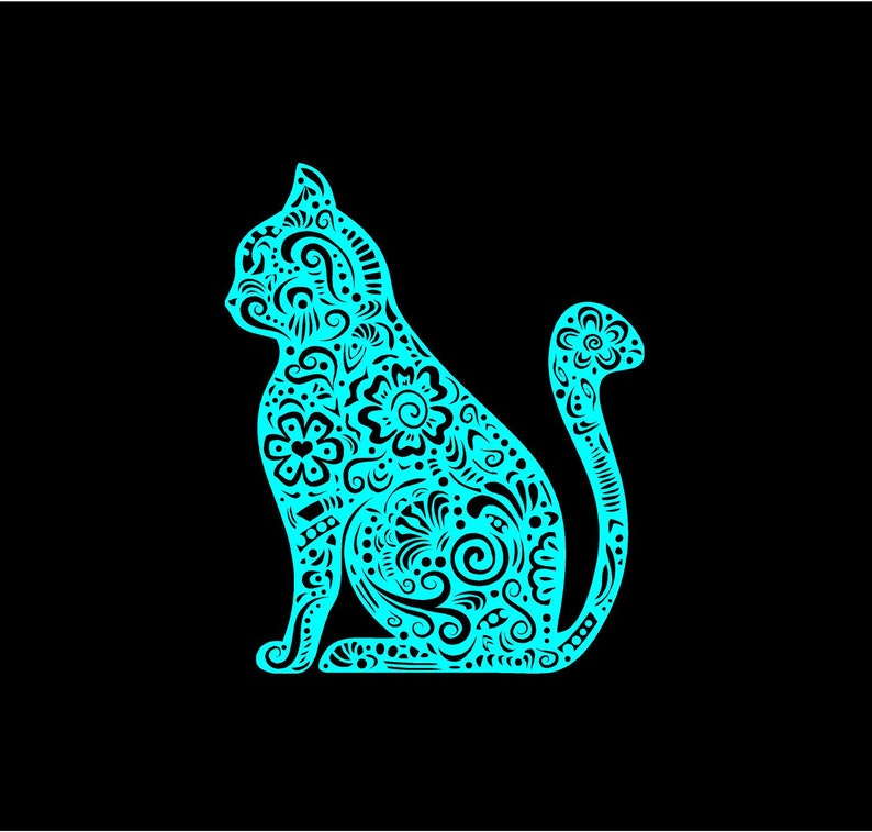 Dog /& Cat Silhouette Faces Car Truck Window Vinyl Decal Sticker 12 COLORS