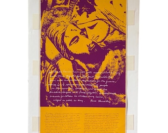 1969 Corita Kent Pieta 69 Original Serigraph Pencil Signed Numbered 68-69-59 Heroes and Sheroes Series