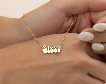 Sissy Necklace Pendant  for Sister Meaningful Jewelry Gold Silver Rose Gold Bracelet Anklet Daughter Sister Girlfriend Mothers Day LAGUNA