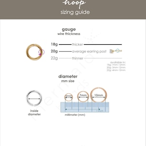 NOSE RING • waterproof • quality seamless twist hoop • 14k gold filled, rose or sterling silver image 3