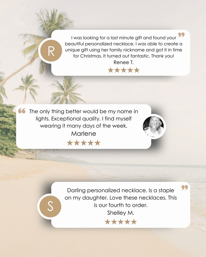 LOVEBUG PERSONALIZED NAME Necklace Perfect Gift for Her Anniversary