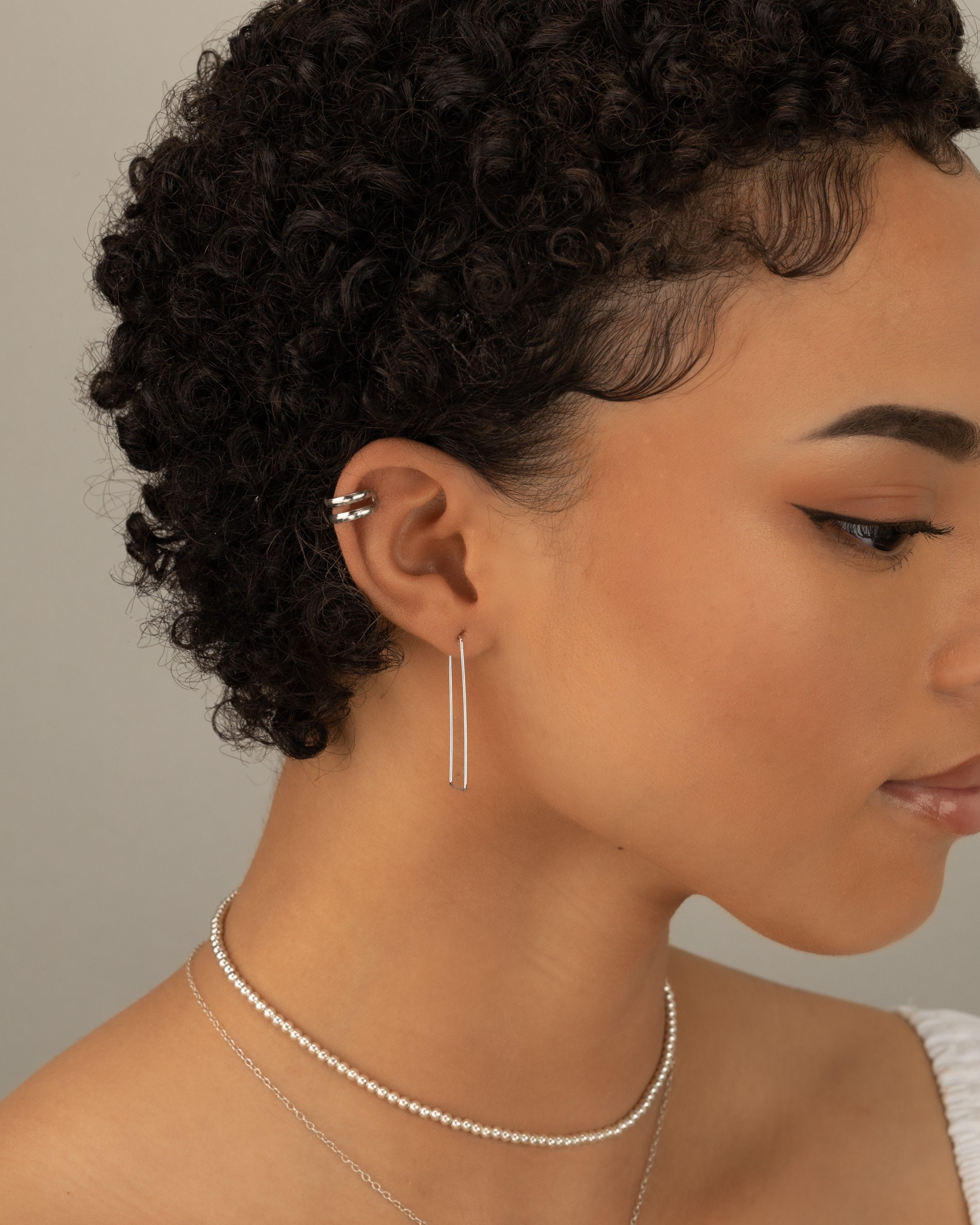  Fake Double Hoop Earrings for Single Pierced Ears in