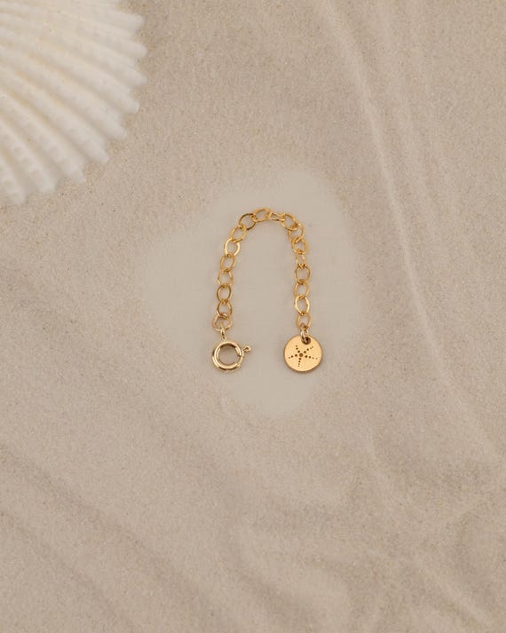 EXTENDER CHAIN for necklace • 2 inch extension chain to make pendant necklace longer • clip on extension clasp for belly chain