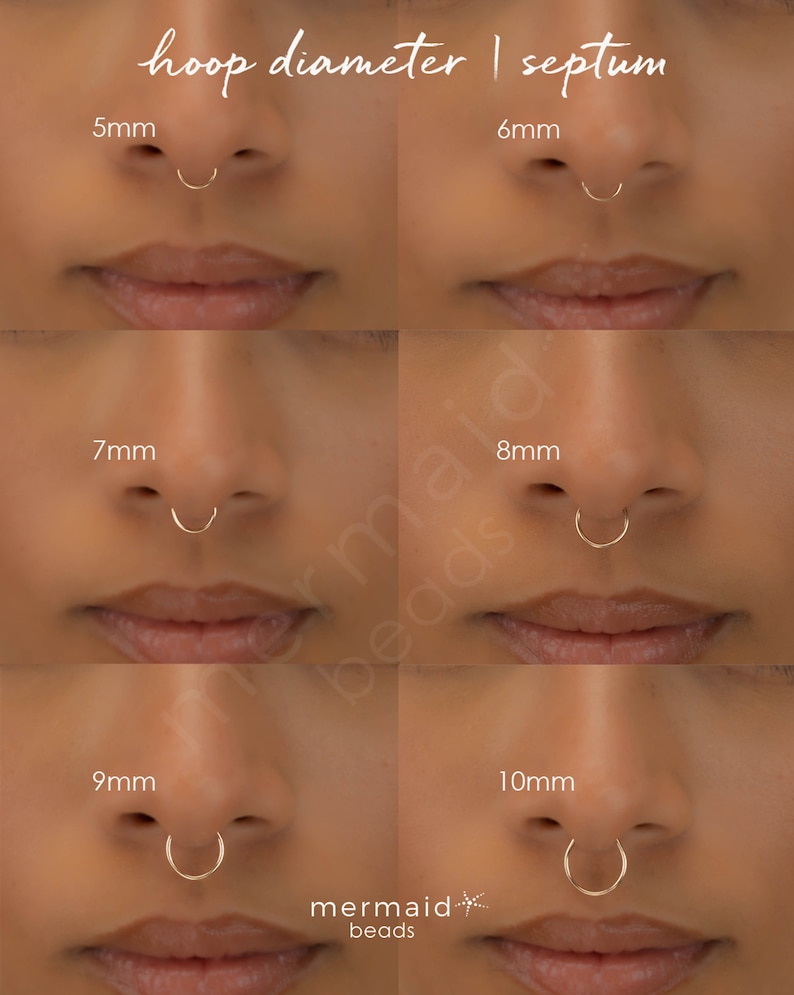 cartilage-hoop-2nd-piercing-3rd-hole-rose-gold-nose-ring-etsy