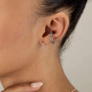 EAR CUFF BLACK cz gold silver conch cuff turquoise multicolor stones fake piercing festival body jewelry birthday gift ECST1AA