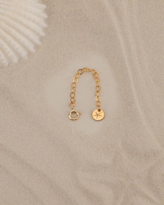 EXTENDER CHAIN for necklace • 2 inch extension chain to make pendant necklace longer • clip on extension clasp for belly chain