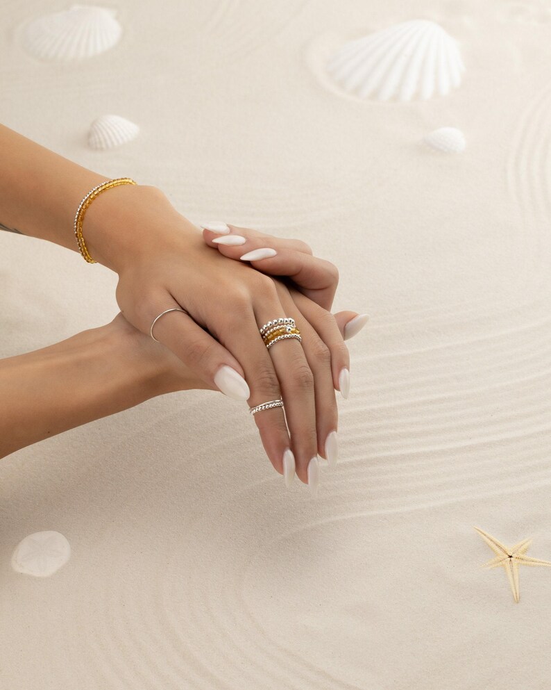 CITRINE TOE RING • November Birthstone • Scorpio Sagittarius • Dainty ...