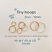Cartilage Hoop Earrings Nose Ring Septum 3mm 4mm 5mm 6mm 7mm 8mm 9mm 10mm 11mm 12mm Helix Tragus Silver Rose Gold Daith Rook Conch Orbital