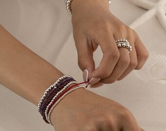 Bracciali Kabbalah Rosso 4 Pezzi - Filo Rosso Della Fortuna Regolabile Per Uomo E Donna - Foto 11