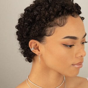 Ivy Leaf Ear Cuff • adjustable wrap • gold or silver • no piercing needed image 3