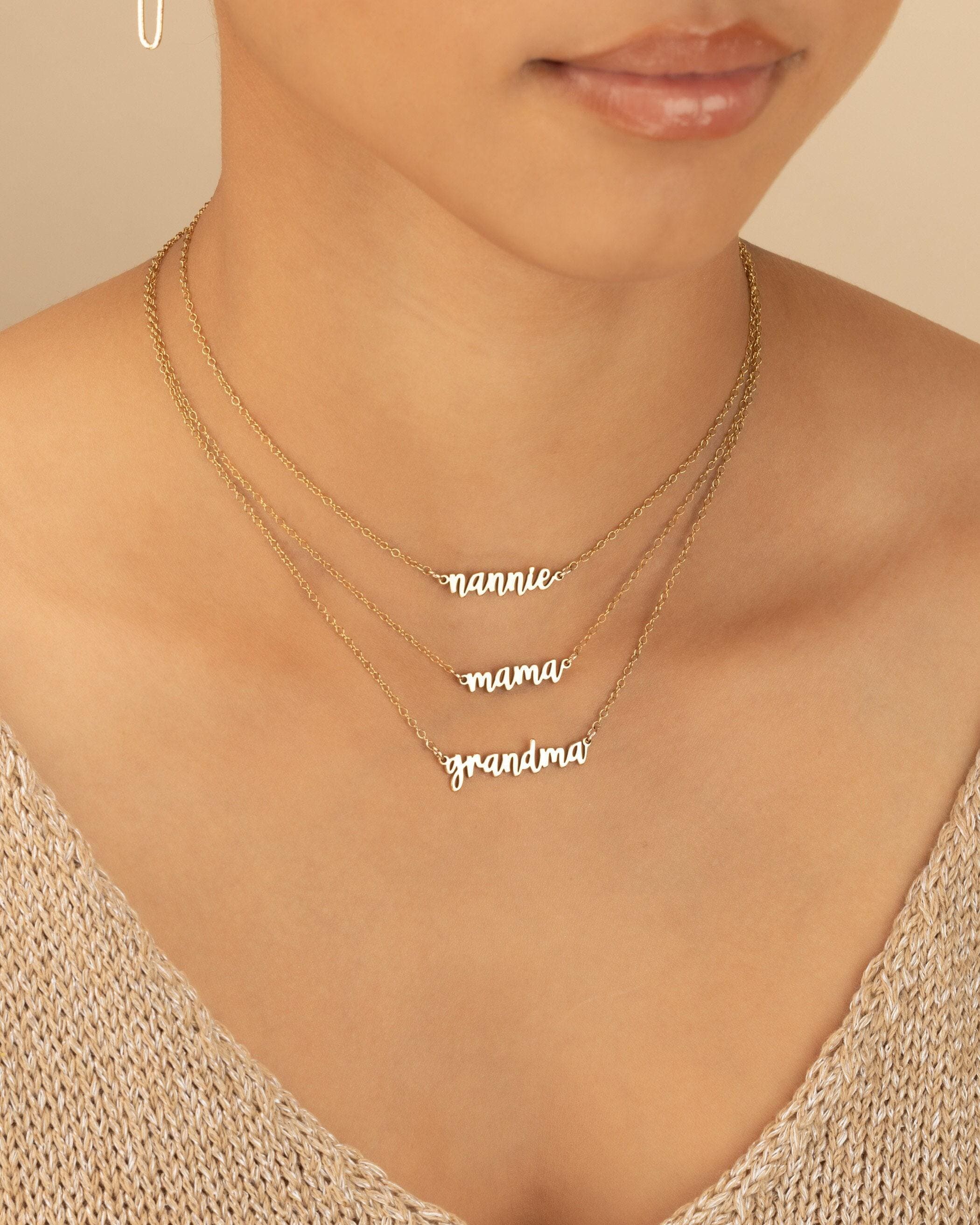 Gold Gigi Necklace - Etsy Gold Gigi Necklace - Etsy
