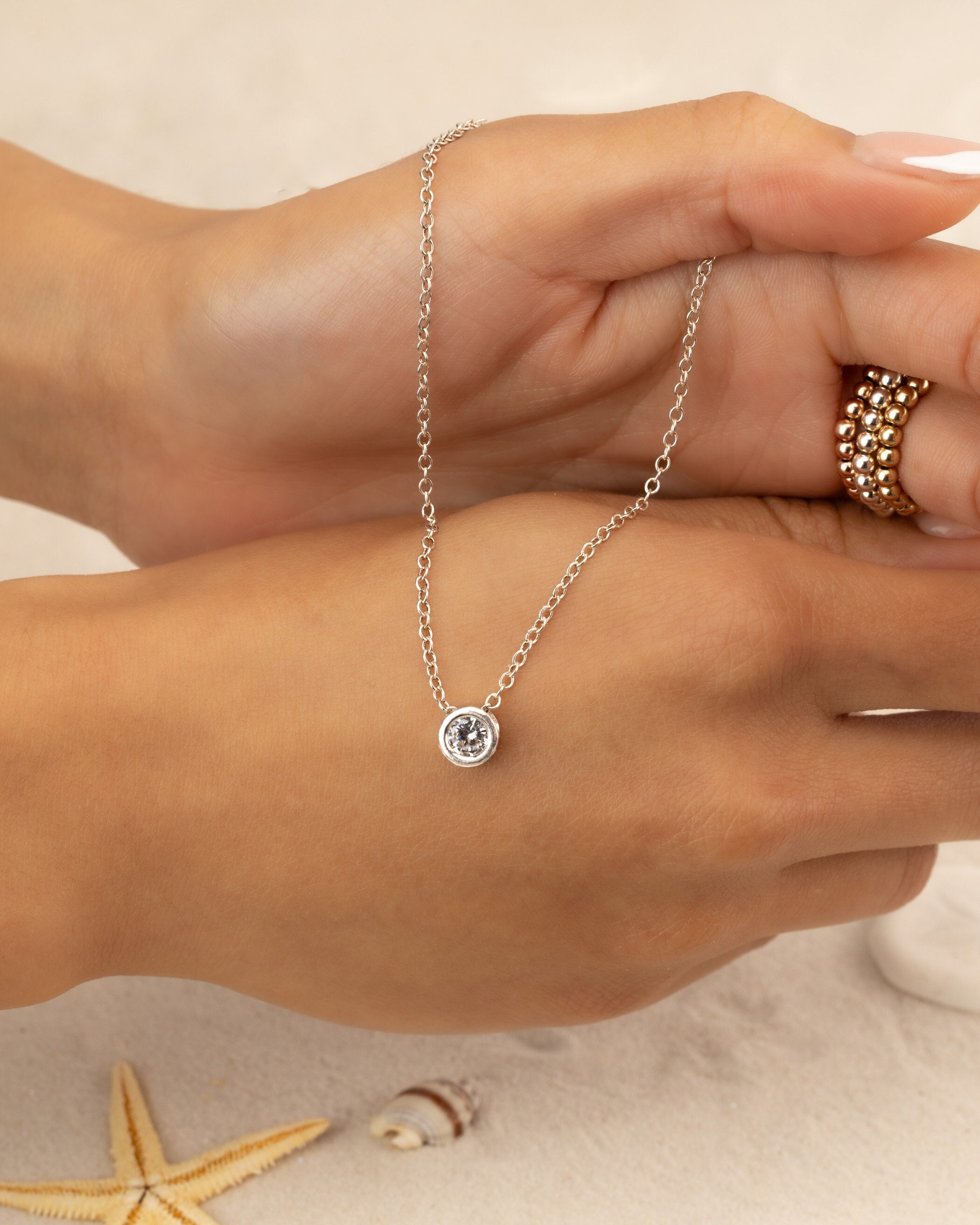 Round sparkle necklace pandora clearance