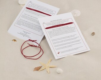 Bracciali Coppia Corda Rossa Con Nodo - Simbolo Amore E Fortuna, Regolabile Per Uomo E Donna - Foto 5