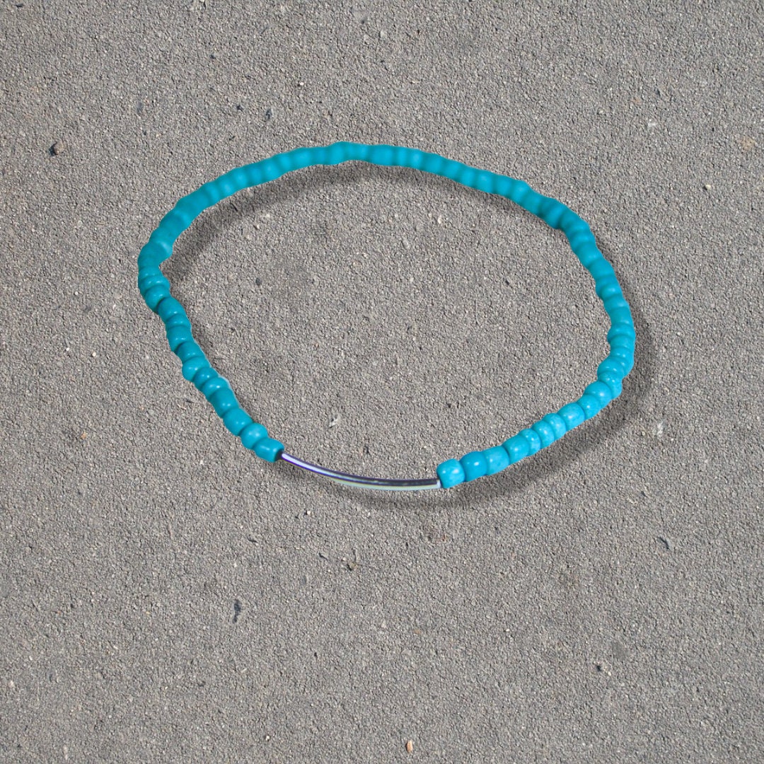 Turquoise Anklet Beaded Stretch Ankle Bracelet Boho Beach Jewelry Ocean  Inspired Elastic Stack Bracelet Woman Man Unisex Summer Jewelry