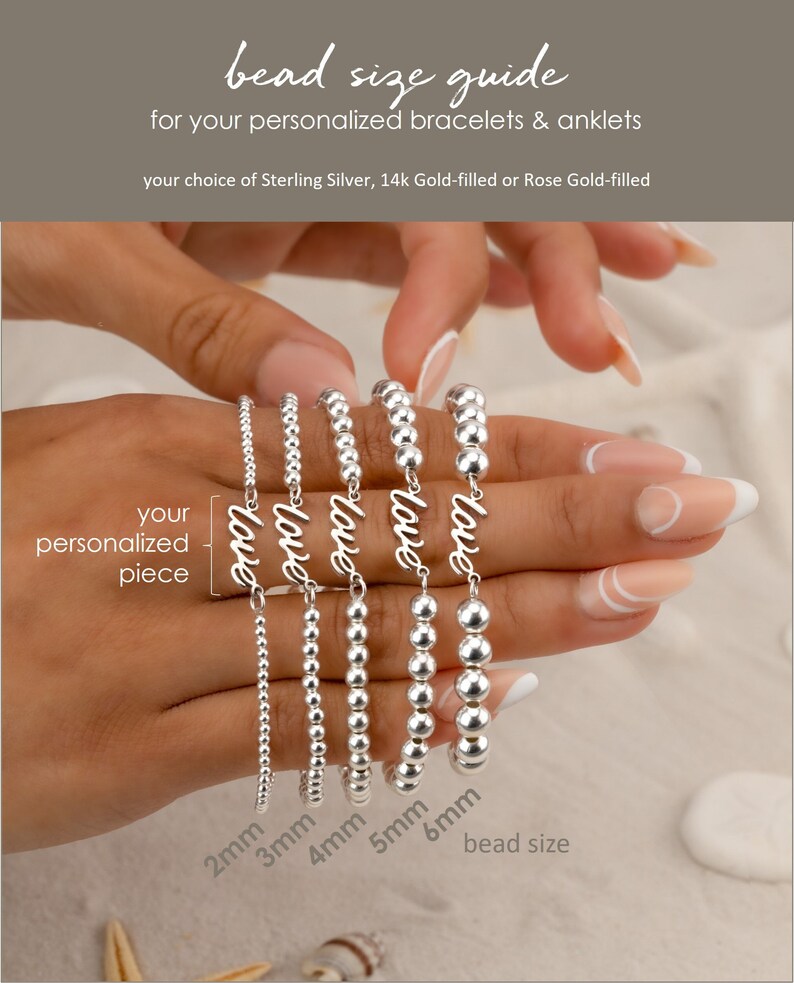 SORORITY GREEK LETTER Beaded Bracelet Personalized Sorority Gift