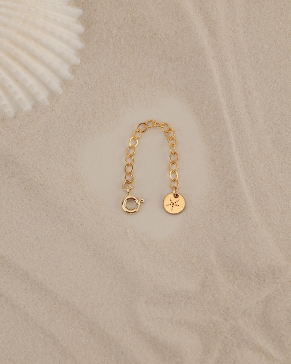 EXTENDER CHAIN for necklace • 2 inch extension chain to make pendant necklace longer • clip on extension clasp for belly chain