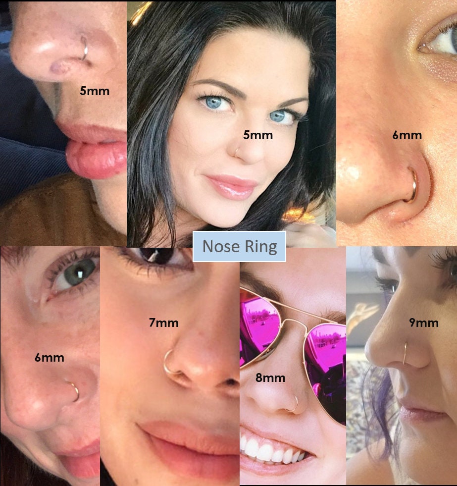 5mm nose hoop