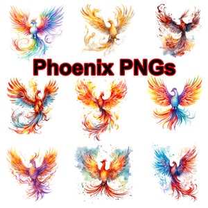 Image clipart Phoenix firebird montante, fond transparent, clipart oiseau, illustration phoenix, aquarelle Phoenix firebird png, bundle PNG
