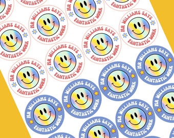 SCONTO ALL'INGROSSO Adesivi Emoji per premiare la classe, adesivi al merito, adesivi personalizzati per insegnanti, ben fatto, buon lavoro, adesivi personalizzati
