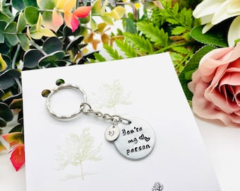 You're My Person, Grays anatomy, Meredith grey, cristina yang, You're My Person-sleutelhanger, Galentines, vriendin, echtgenoot, BFF cadeau-sleutelhanger