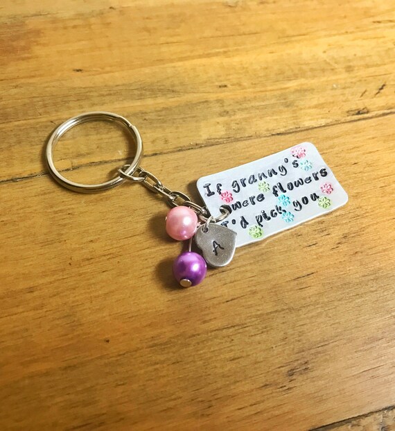 Portachiavi Personalizzato Per Nonna – Frasi D’Amore, Acciaio Inossidabile, Antigraffio, Regalo Per Compleanno O Natale