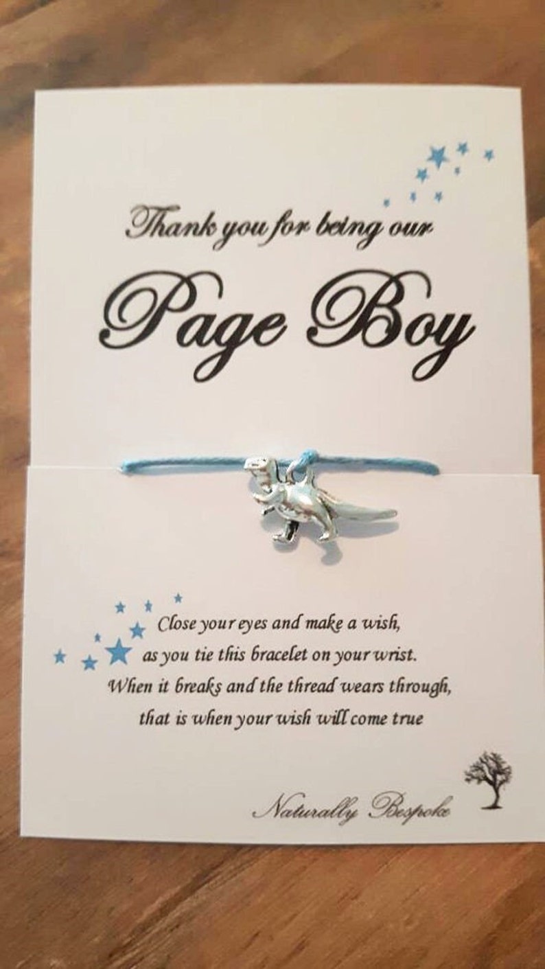 Page Boy Gift Thank You Page Boy Page Boy Wedding Favour Etsy UK