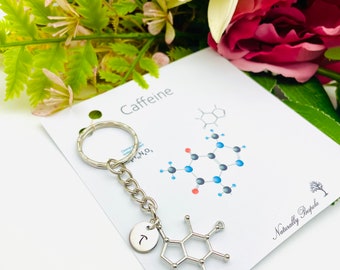 Llavero de cafeína, regalo para nerds, regalo para amantes del café, regalo de café para ella, café, regalo de café para él, regalo único, regalo divertido, adicto al café