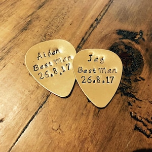 Getuigecadeau, getuige, gepersonaliseerd plectrum, huwelijksgunst, jubileumcadeaus voor hem, muziekliefhebber, gitaar, gitaarplectrum, muzikant