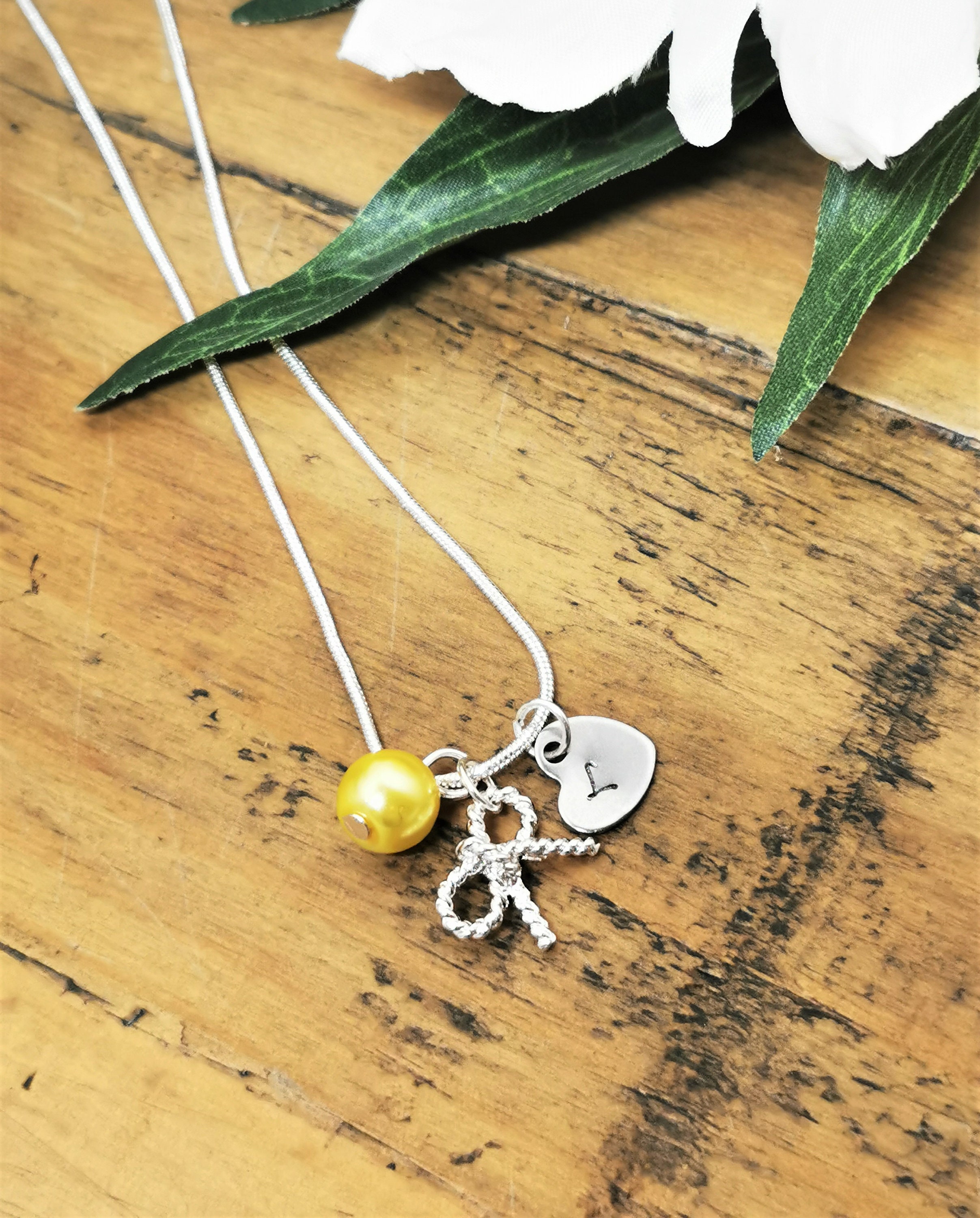 Tie the Knot Necklace Tie the Knot Wedding Jewellery Etsy UK