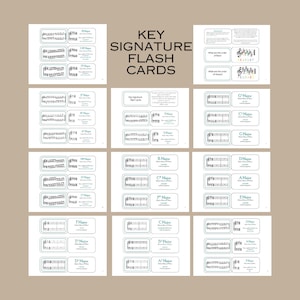 Muziek sleutel handtekeningen flashcards, Muziek flashcards, School, Leerspellen, Muziekspellen, Muziekleraarspellen, Afdrukbare spellen, Thuisonderwijs