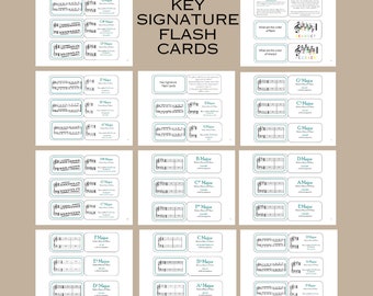 Music key signatures flashcards, Music flashcards, School, Learning Games, Music Games, Music teacher games, Printable games, Home Schooling