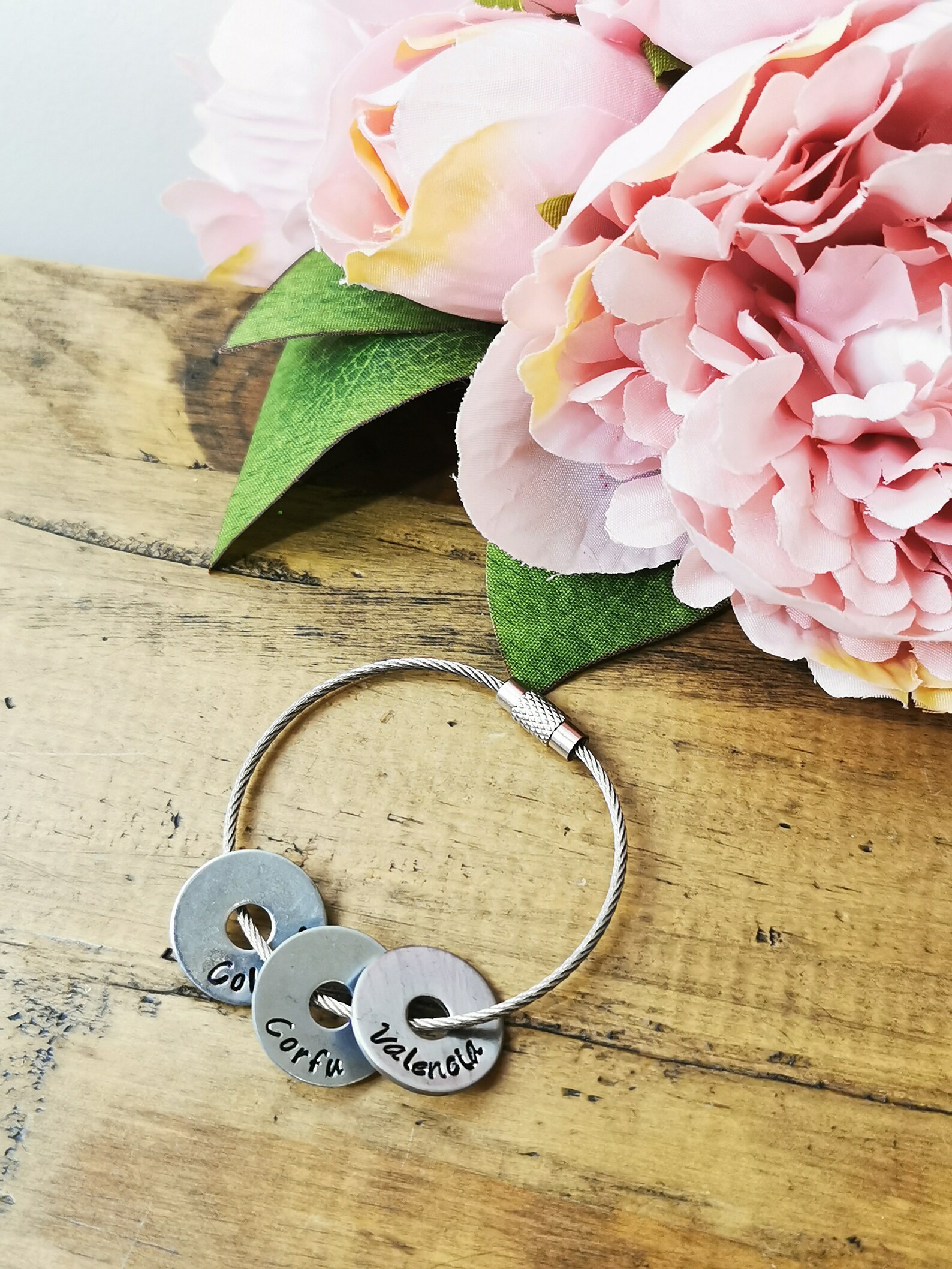 Travel Keychain Gift for Traveller Travel Rings Traveller Etsy UK