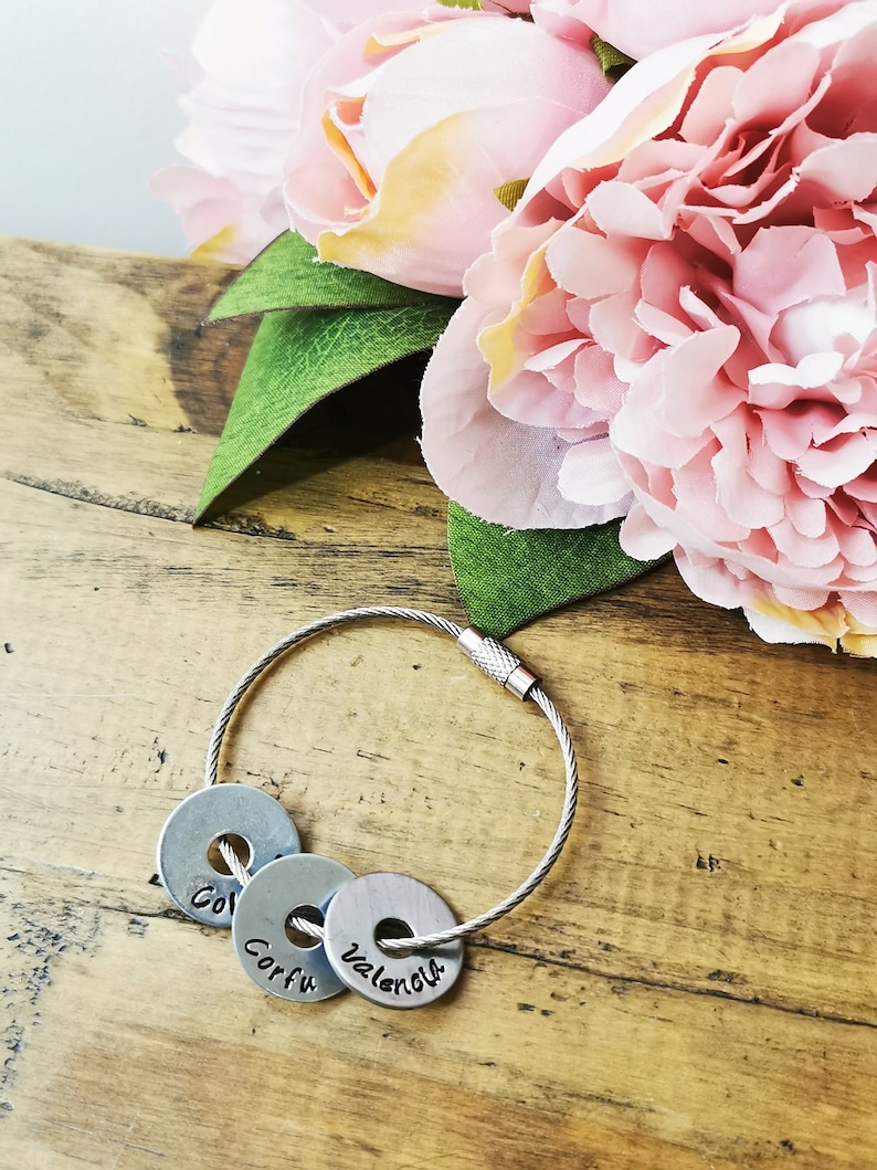 Travel Keychain Gift for Traveller Travel Rings Traveller Etsy UK