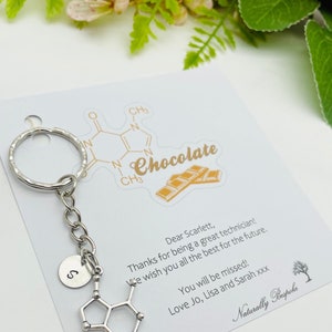 Chocolate keychain, Chocolate gift, chocoholic key ring, Chocolate lover, Fathers day, Science gift, Nerd gift, Chocoholic, BFF gift, Chocs