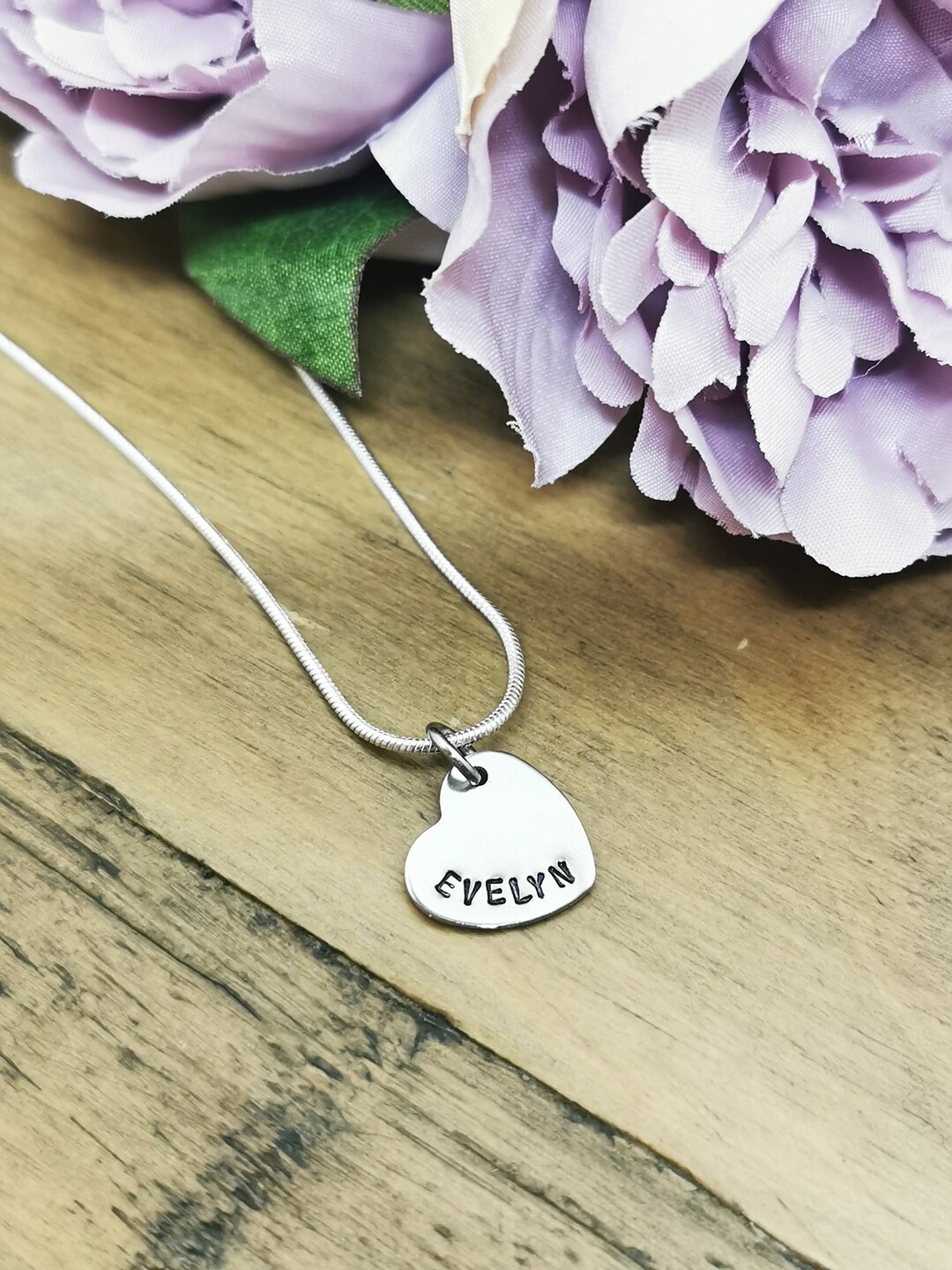 Childrens Name Necklace, Daughters Necklace, Name Necklace, Hand