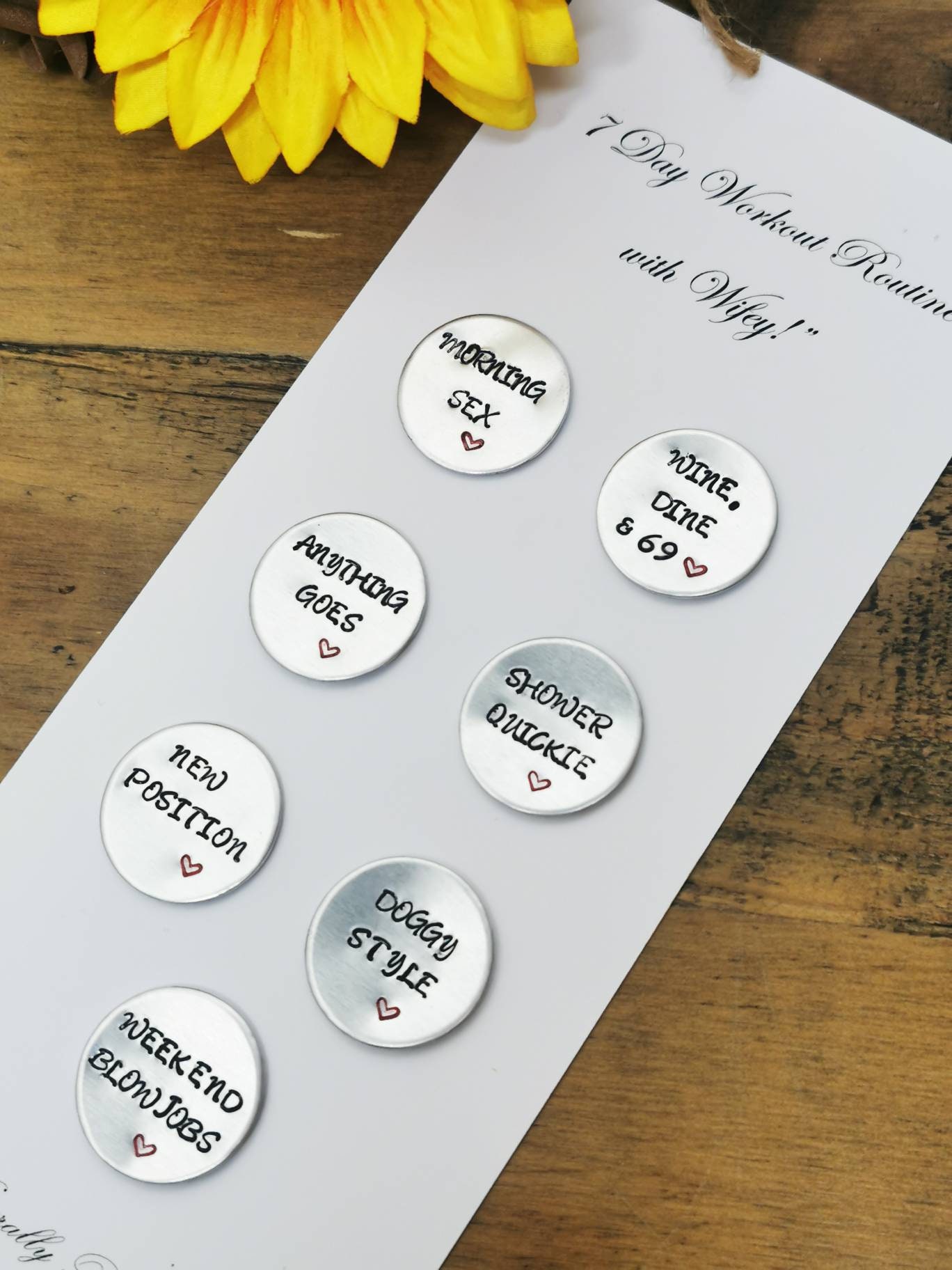 Adult Love tokens, Love gifts, Sexy gift, Love tokens, Husband gift, Boyfriend gift, Girlfriend gift, Birthday sex, Fun adult gift