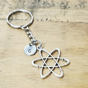 Science gift, Atom key ring, Science student gift, Geek gift, Geek key ring, Science teacher gift, Scientist gift, Chemistry gift, Physics
