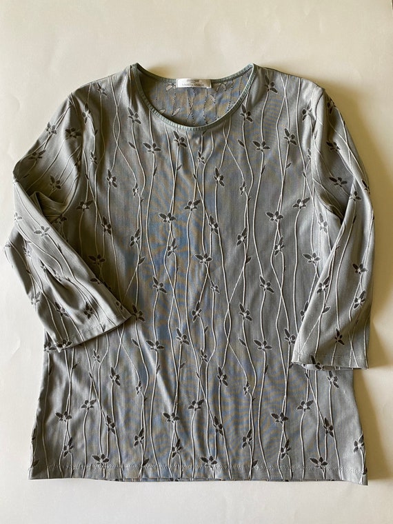 Hot Metal Top 90s Silver Metallics Vintage Sparkl… - image 2