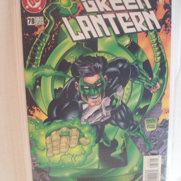 Green Lantern #78  3rd Series Charging Power Ring VF-NM Cond  Direct Sales Vintage  Comic Book 1990s Great Gift Idea