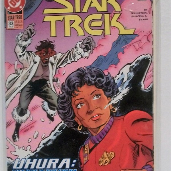 1992 Star Trek #33 (2nd Series)  Lt . Uhura On Cover VF-NM Unread Vintage DC Comic Book